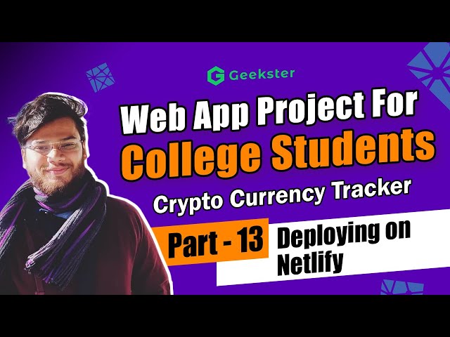 Crypto Tracker Web App - Html CSS Javascript Projects for Beginners - Part 13