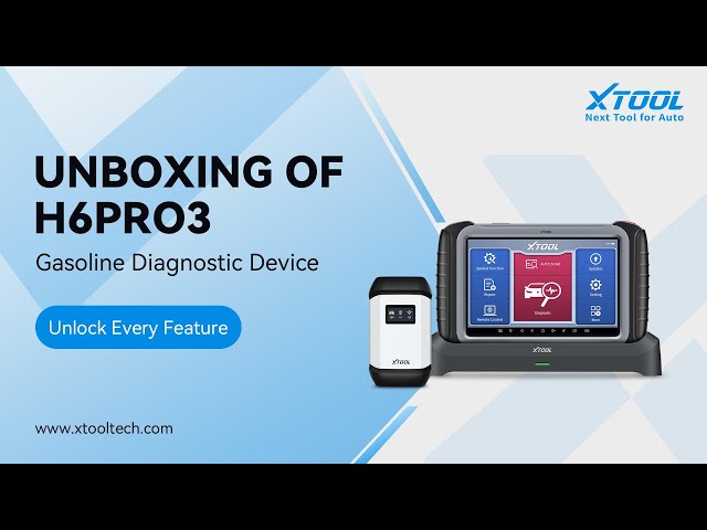 Unboxing H6PRO3 | XTOOL Gasoline car Diagnosis Tablet Tool