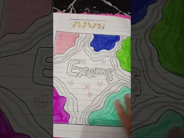 journal in my dairy (exam) my first full video 📸 @Aayat craftpoint _162