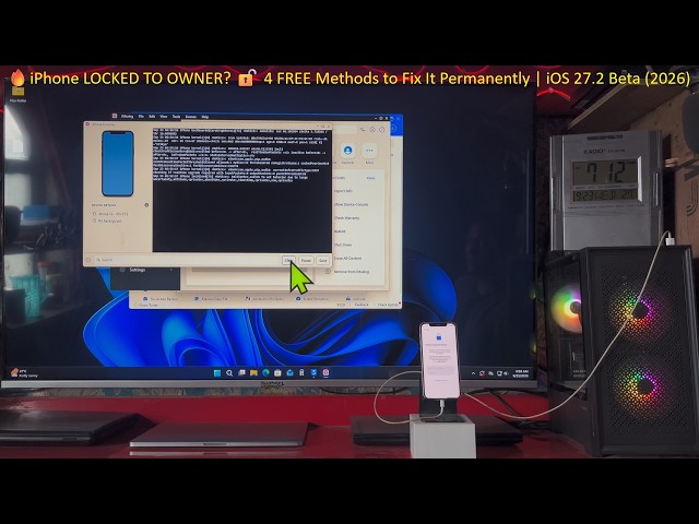 🔓 FREE iPhone Locked to Owner FIX! 4 Methods Without Jailbreak | iOS 27.2 Beta✅
