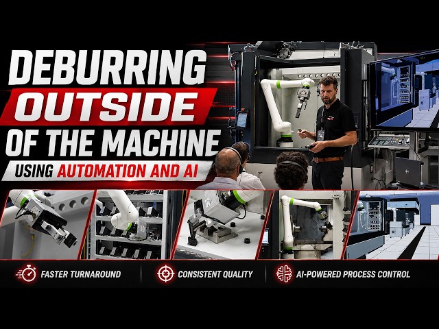 Starrag and FANUC are focused on deburring, and their solution is all about timing.
