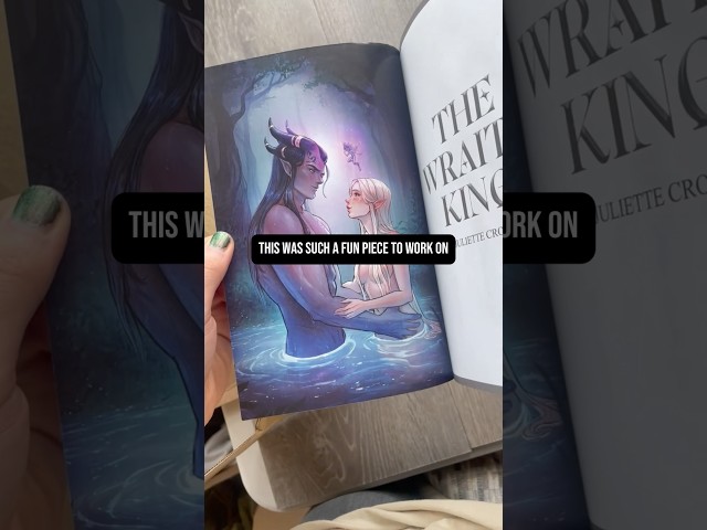 ✨Turning a sketch into book art✨ for The Wraith King by Julette Cross #booktok #artcommission #art