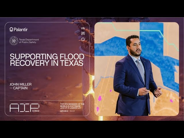 Supporting Flood Recovery in Texas | Texas Department of Public Safety at AIPCon 8