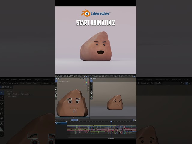 Start animating your character! (Fast) #b3d
