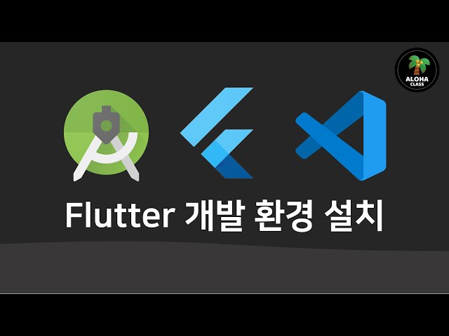 Flutter 플러터 개발환경 설치 - How to develop Flutter apps in Visual Studio Code