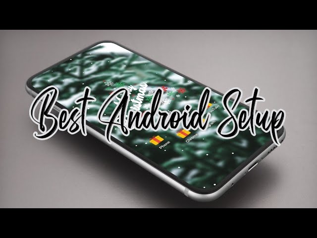 Best Nova Launcher Setup (Christmas) | Customize your Android Homescreen!