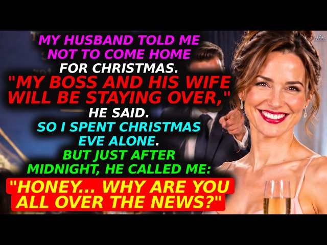 My Husband Told Me Not To Come Home For Christmas—Then He Saw Me Receive An... | Her Revenge Truths