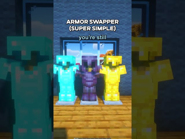 This simple armor swapper will change your life!