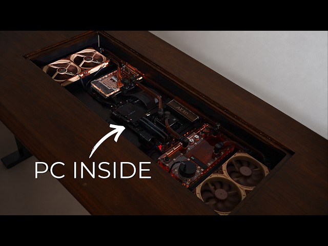 I Built a Gaming PC Inside a Desk