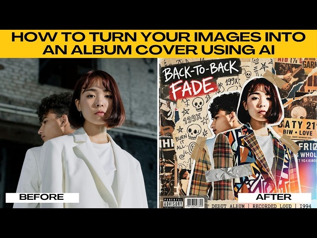 How to Create an Album Cover Using Your Images (AI Tutorial)