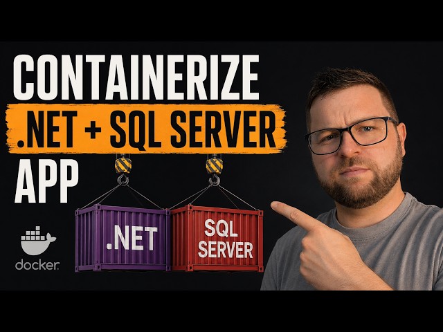 .NET Docker Tutorial: Containerize a .NET and SQL Server App (Step by Step)