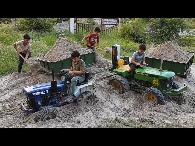 Mini tractor stuck in the sand / mini tractor farming