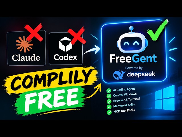 FreeGent: A Free AI Coding Agent That Writes Code & Controls Windows