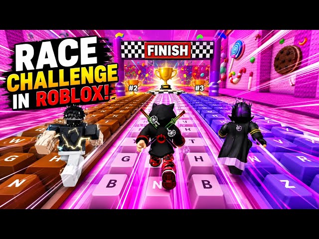 Race Challenge in +1 Speed Keyboard Escape Roblox