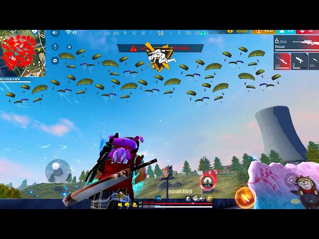 NARUTO CHAPTER 3💪99% Headshot🎯36 Kill⚡| Duo Vs Squad 🪂[ Full Gameplay ] intel i7💻Freefire