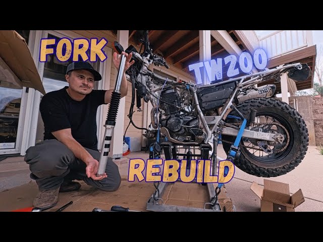 Yamaha TW200 Front Fork Rebuild Tutorial | TW200 Revival Part 2 