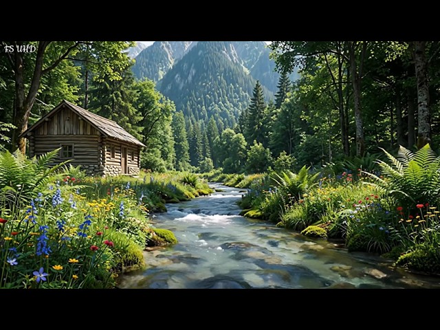 Relax in the Paradise, Marvelous Birdsong with Calming Stream.