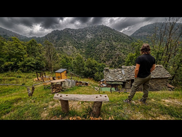 Alone in the Alps | Stormy Weather, Off-Grid Projects & Cabin Life | EP139
