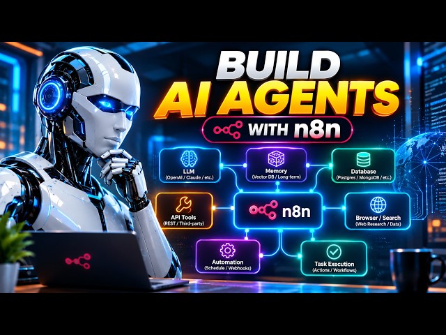 How to Build Custom AI Agents with n8n — No-Code AI Automation Explained