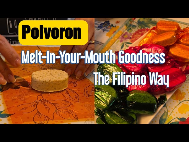 Classic Polvoron - Try Not to Eat the Whole Batch!
