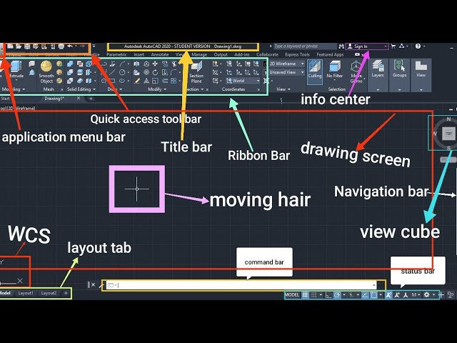 Welcome screen of AutoCAD || How to open AutoCAD || AutoCAD window screen kya hai