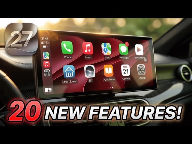 iOS 27 CarPlay Is Finally Good! Try these 20 things first!