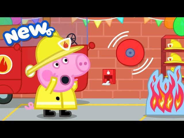 Peppa Pig Tales 2026 🚒  George Learns Fire Station SAFETY 🚨 BRAND NEW Peppa Pig Episodes