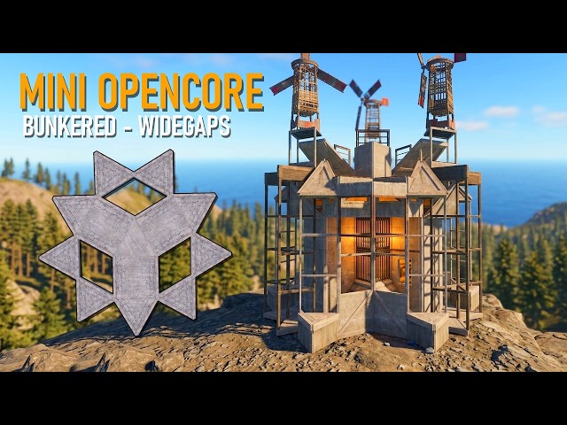 Rust Opencore Trio Base Design (I Built the PERFECT Bunker Base in RUST)
