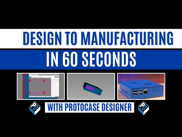 Design to Manufacturing in 60 Seconds with Protocase Designer #sheetmetalfabrication