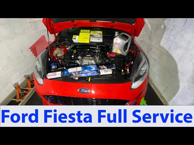 2018 Ford Fiesta 1.0 Ecoboost Full Service | Oil, Oil Filter, Air Filter & Cabin Filter