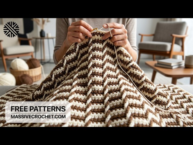 VERY EASY & UNUSUAL Crochet Pattern for Beginners! 😍 Crochet Stitch for Baby Blanket, Scarf & Bag