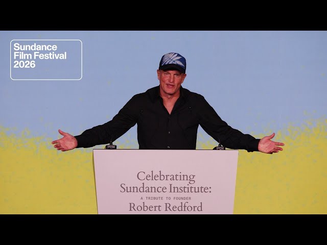Woody Harrelson Fires Up the Crowd at the 2026 Celebrating Sundance Institute Gala