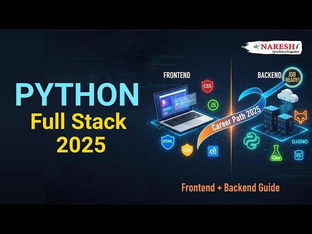 Complete Python Full Stack Developer Career Path 2025  Frontend Backend Web Development Guide