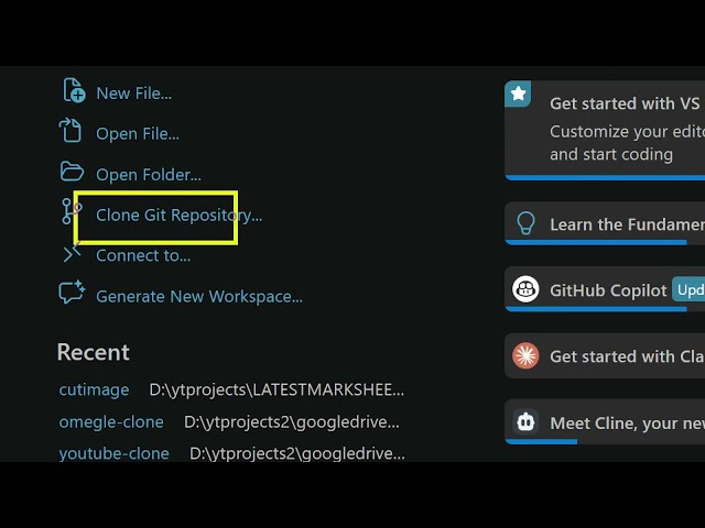 How to Clone & Run Remote Github Repository in Visual Studio Code Full Tutorial