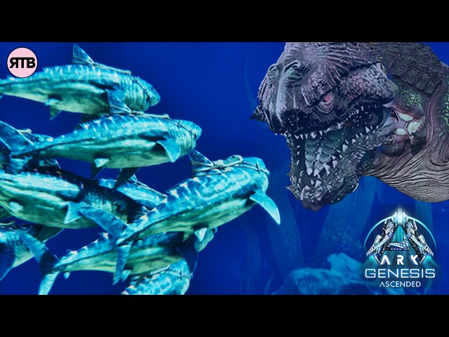 Can my Megalodon Army Defeat Moeder? | Ark Genesis Ascended - E11