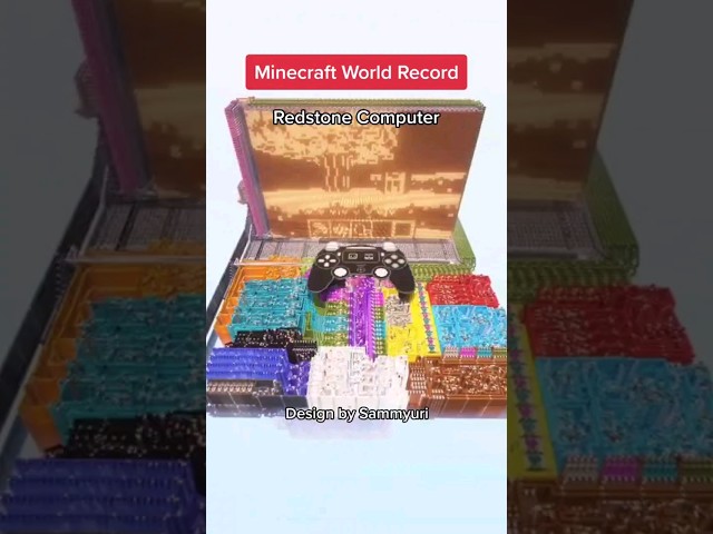 World Record Redstone Computer #minecraft