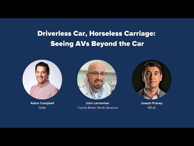 PAVE's Virtual Panel “Driverless Car, Horseless Carriage: Seeing AVs Beyond the Car" -Full Recording
