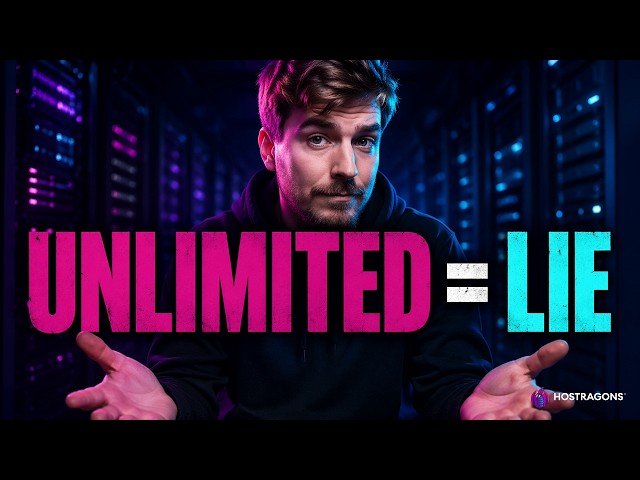 "Unlimited" Hosting Is a Lie — A Hosting Company Explains the Fine Print