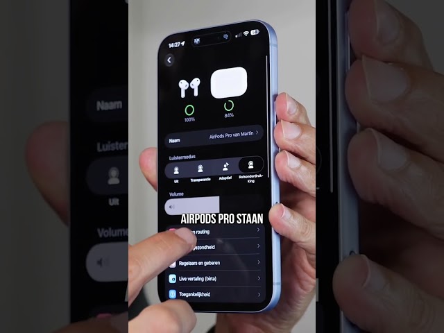 Manually EQ your AirPods on your iPhone #tech #gadget #iphonetricks