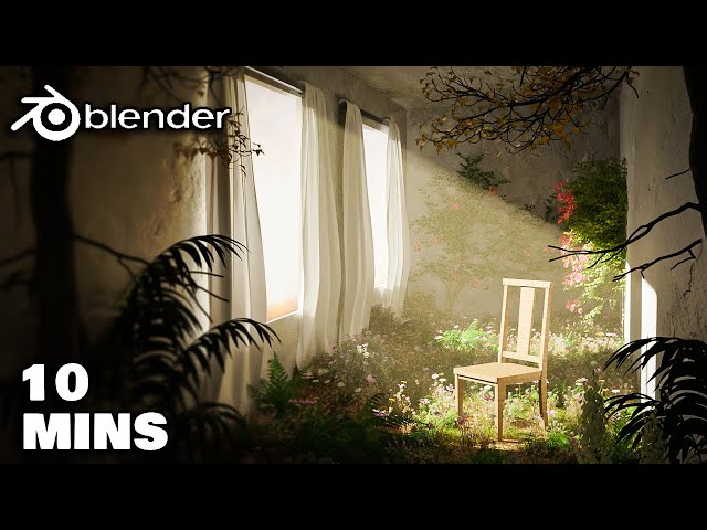 How to Make a Nature Scene in Blender for Free | Beginner Tutorial
