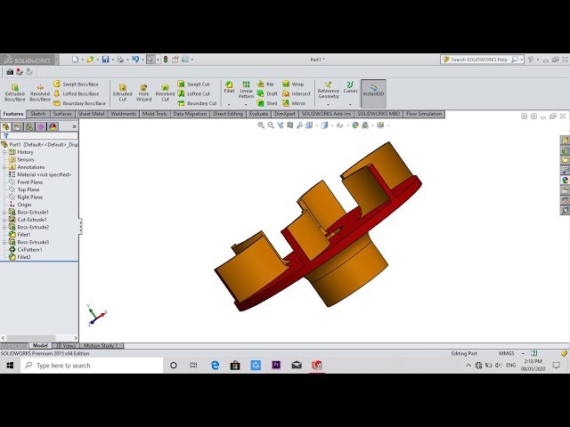 Solidworks Tutorial | How to create impeller in solidworks