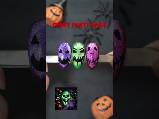 Halloween Ghost Nail Art I BORN PRETTY