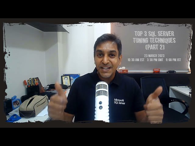 SQL Server Performance Tuning Techniques - Part 2