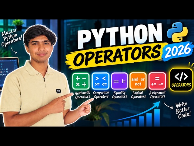 Python Operators: Everything You Need to Know (With Practice) | Python tutorial #4