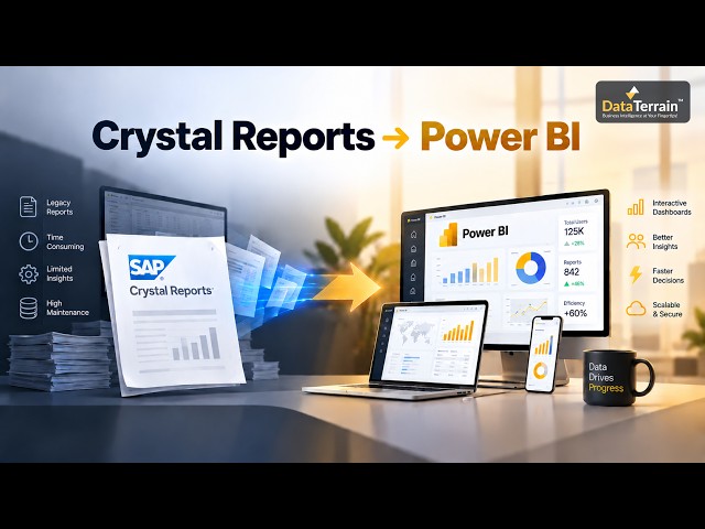 Crystal Reports to Power BI Migration | Automated Report Conversion