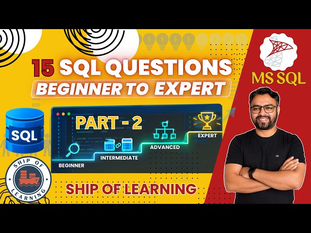 Master SQL Interview Questions Part 2: Joins, Window Functions, PIVOT & Recursive CTE Explained