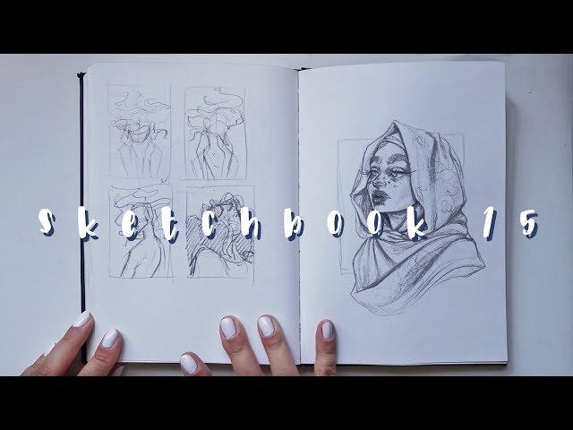 Sketchbook Tour #15 + decorating my new one!