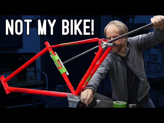 Converting a viewer's bike to thru axles.