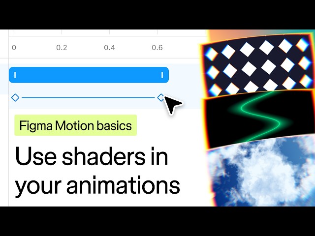 Figma Motion basics: Use shaders in your animations