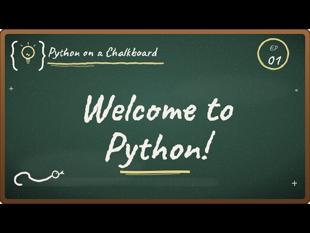 Welcome to Python On a Chalkboard!